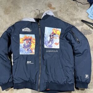 Primitive x My Hero Academia Shoto Todoroki Bomber Jacket Size XL